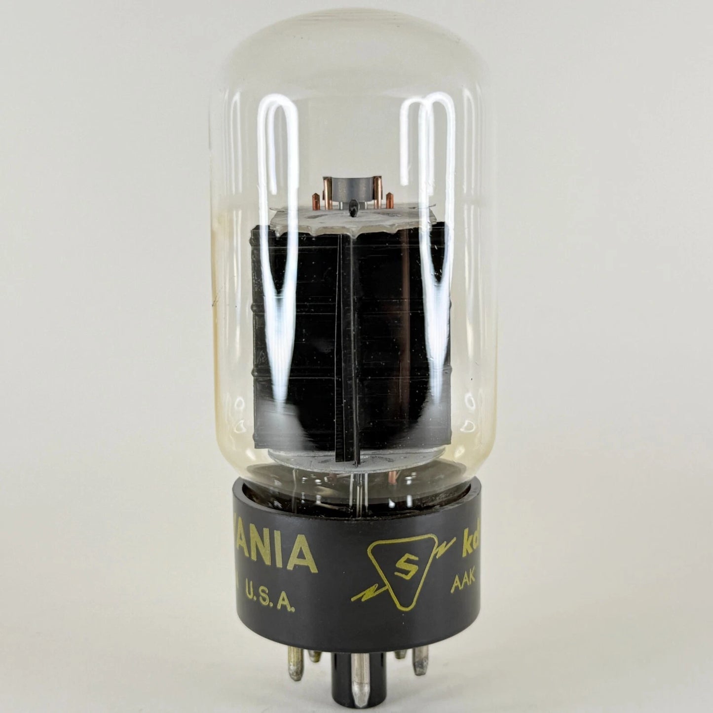 (1) Tested Very Strong Sylvania 6AV5GA Tube Date kd AAK Sylvania 6AV5 GA Tube