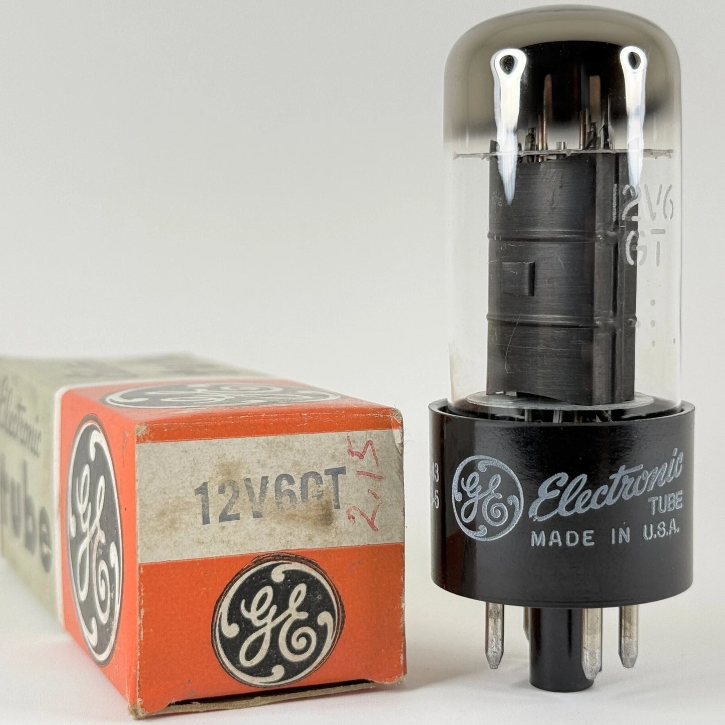 (1) Tested GE 12V6GT Tube with Box Date Code 60-43 Beam Power Tube