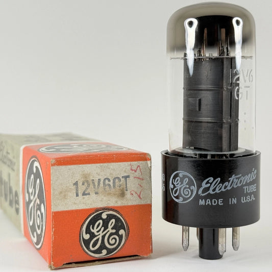 (1) Tested GE 12V6GT Tube with Box Date Code 60-43 Beam Power Tube
