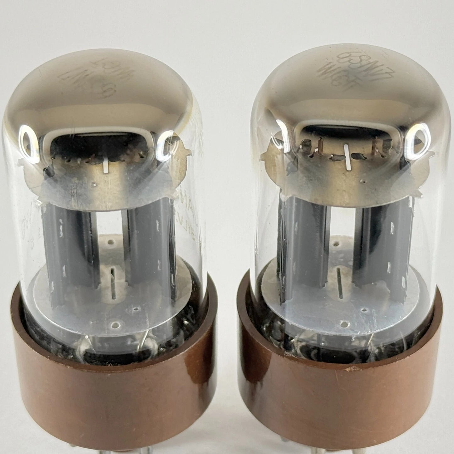 Matched Balanced Pair Sylvania JAN CHS 6SN7WGT Tubes Military 6SN7 WGT