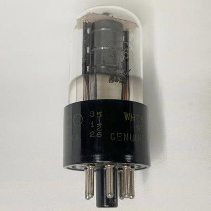 (1) Tested Philco 6K6GT Tube Sylvania Date Code 312 51-26 Philco 6K6 GT Tube