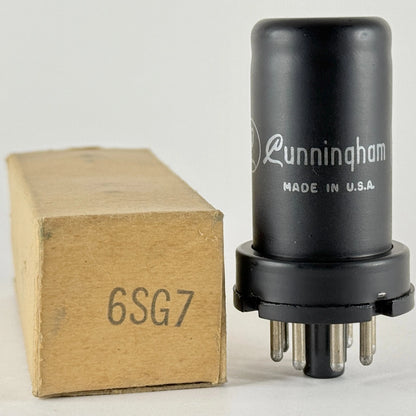 (1) Tested Cunningham 6SG7 Tube with Box Date Code 8-04 6SG7 Pentode Tube (a)