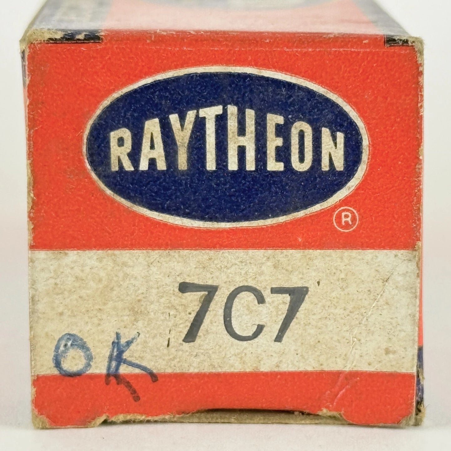 (1) Tested Strong Raytheon 7C7 Tube with Box Date Code 239 Loctal Pentode Tube