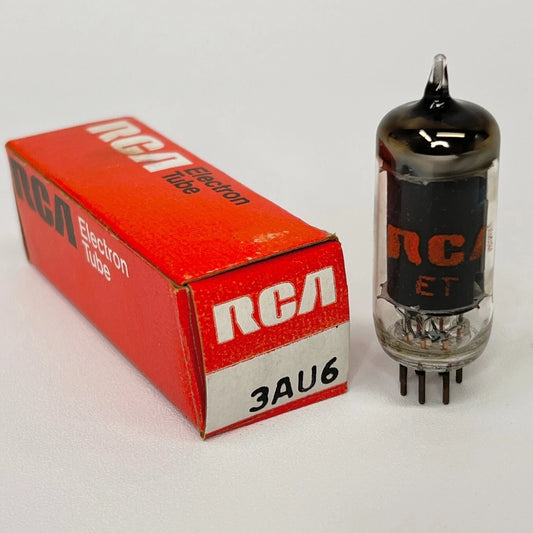 (1) Tested RCA 3AU6 Tube Date Code ET with Original Box Pentode Vacuum Tube