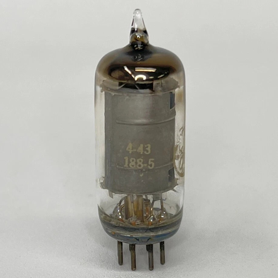 (1) Tested GE 6AU6 Tube Date Code 4-43 General Electric 6AU6 Pentode Vacuum Tube