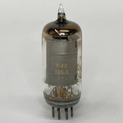 (1) Tested GE 6AU6 Tube Date Code 4-43 General Electric 6AU6 Pentode Vacuum Tube