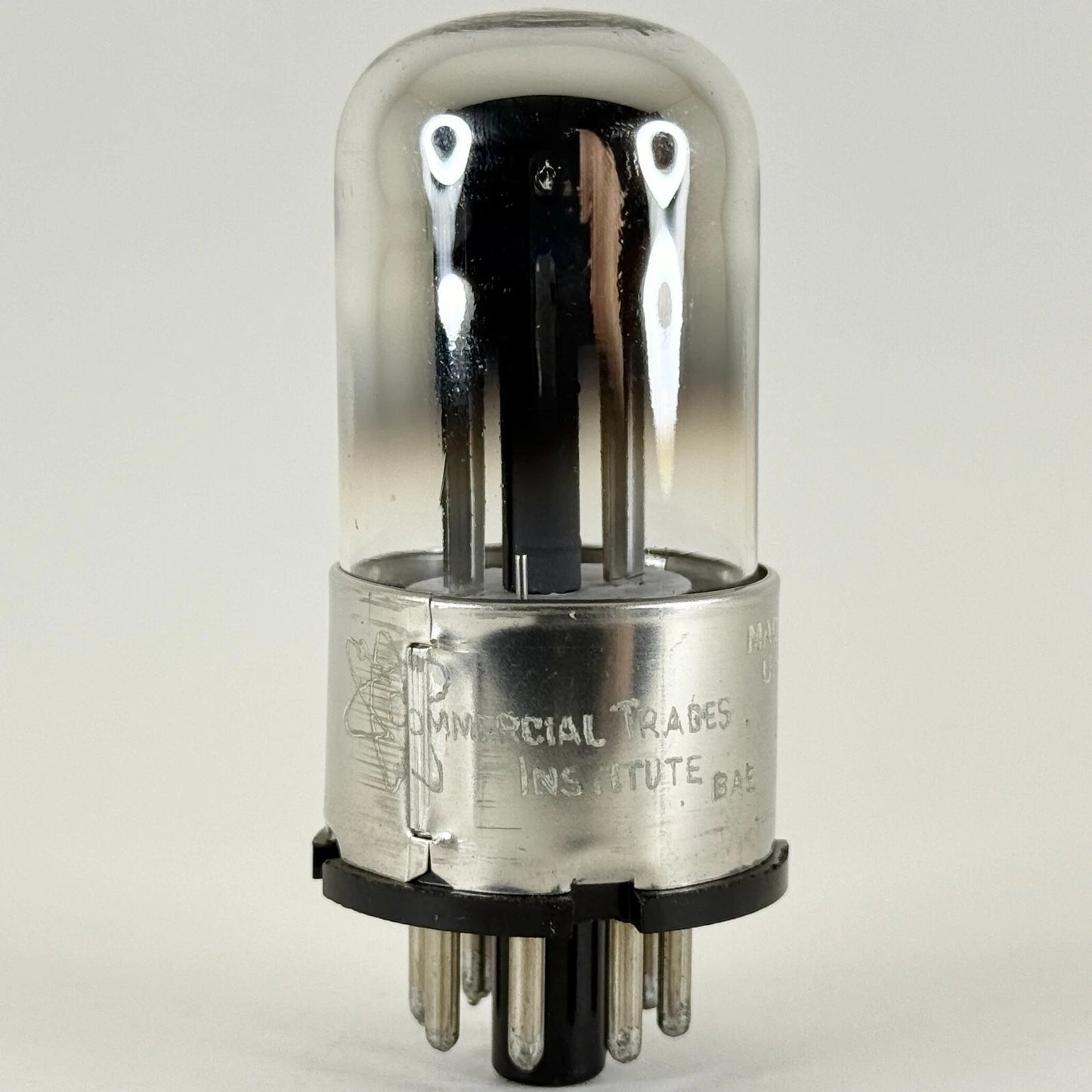 (1) Tested Commercial Trades Institute by Sylvania 6SQ7 GT Diode Triode 6SQ7GT