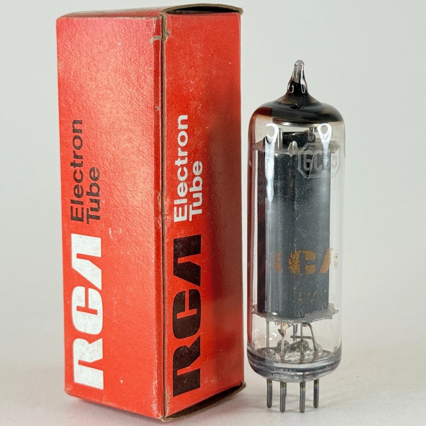 (1) Tested RCA 6CU5 with Box Date Code CV Black Plate Beam Power Pentode Tube