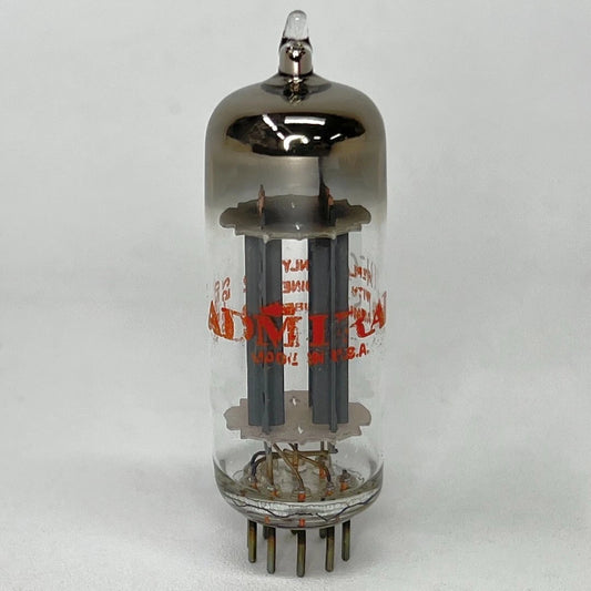(1) Tested Admiral 8FQ7 Tube Date Code 65-18 65-52 Medium Mu Twin Triode Tube