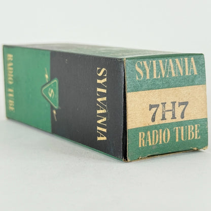 (1) Tested 1952 Sylvania 7H7 Tube with Box Date Code 226 Loctal Tube Loktal Tube