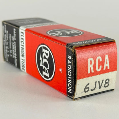 (1) Tested RCA 6JV8 Tube and Box Date Code BZ Triode Pentode Vacuum Tube (b)