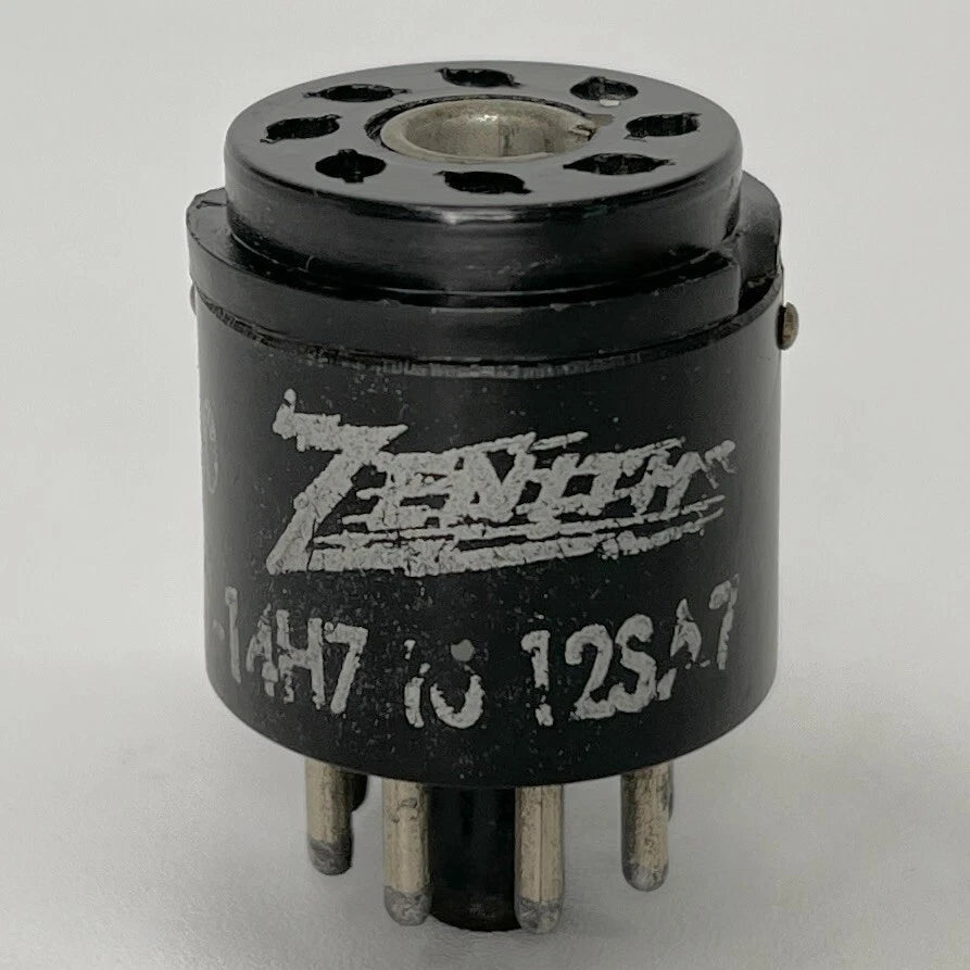Vintage Zenith 150 Tube Socket Adapter Used To Convert 12SA7 Tube to 14H7 Tube