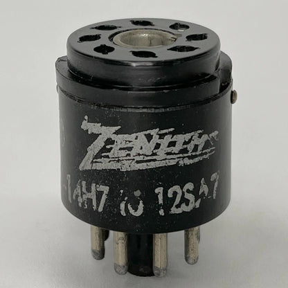Vintage Zenith 150 Tube Socket Adapter Used To Convert 12SA7 Tube to 14H7 Tube