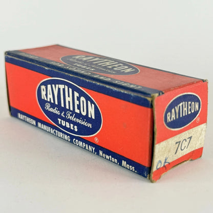 (1) Tested Strong Raytheon 7C7 Tube with Box Date Code 239 Loctal Pentode Tube