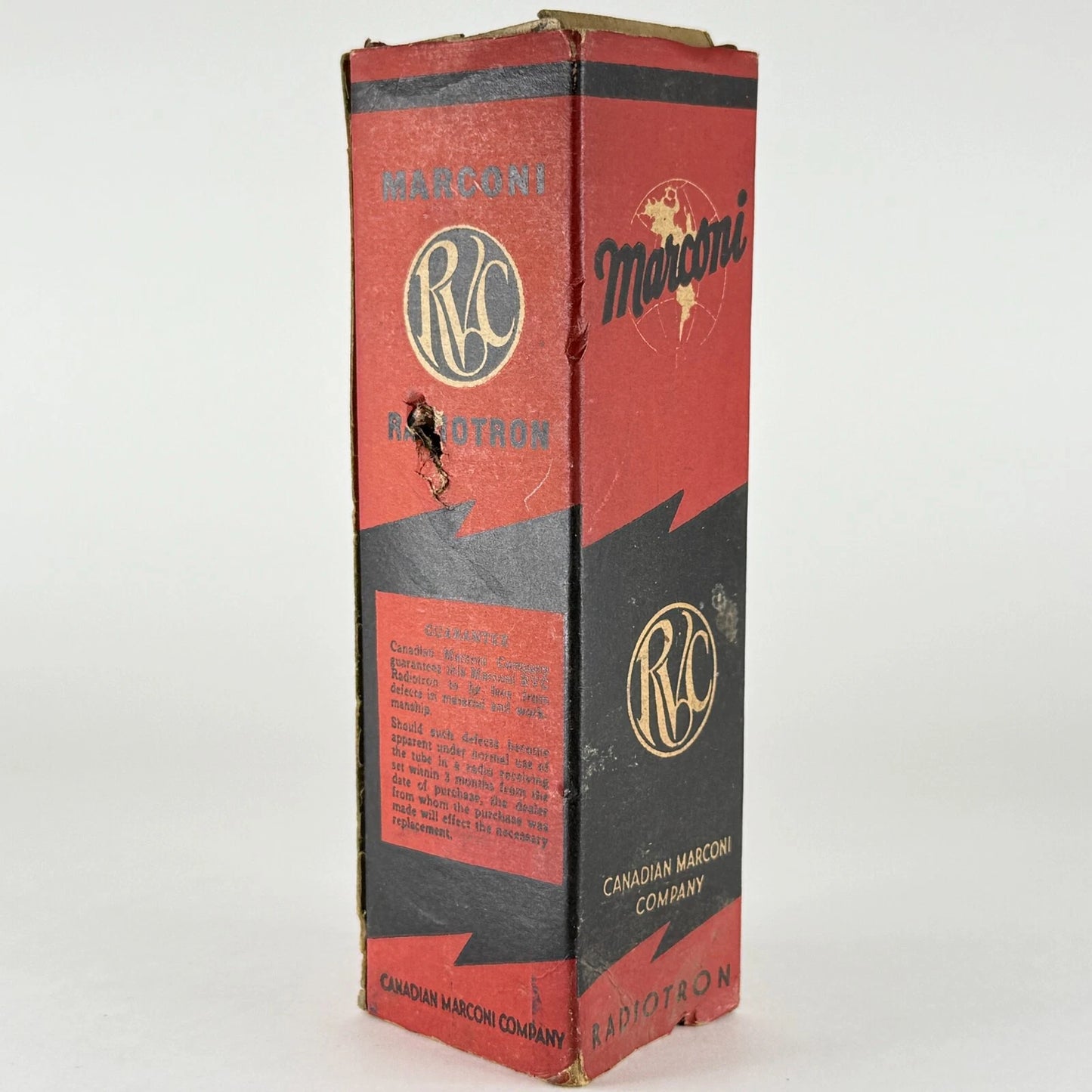 (1) Tested Marconi Radiotron E1148 Tube with Box Date Code 5-42 Amp Oscillator