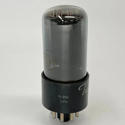 (1) Tested Tele-Tone 25L6GT Tube Date Code 9-26 RCA EIA TeleTone 25L6 GT Tube