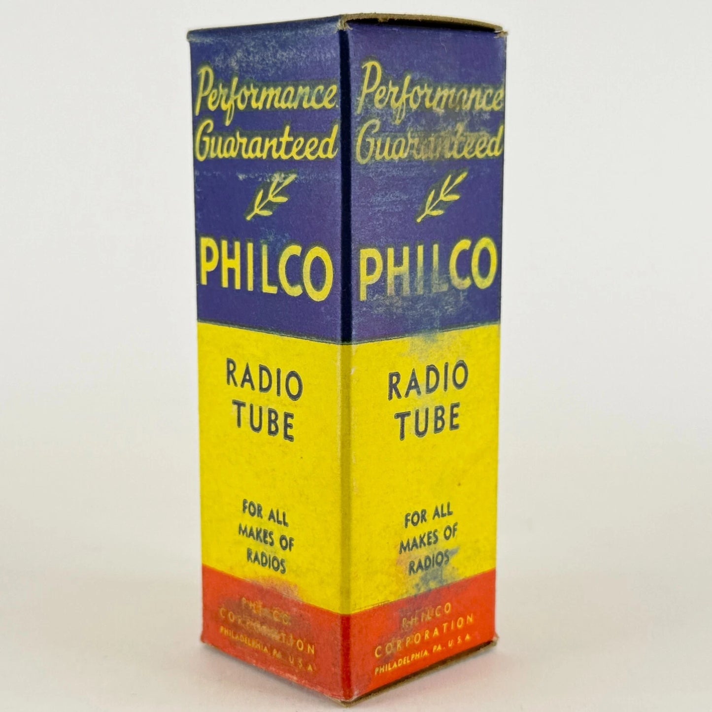 (1) Tested Philco 7AD7 Tube with Box Date Code U3 Power Pentode Loktal Tube
