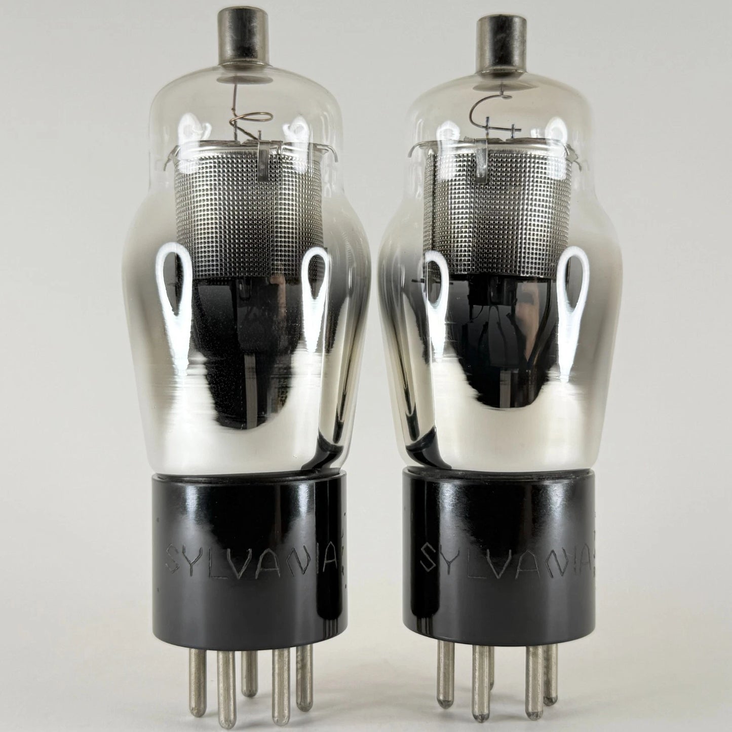 Tested Matched Balanced Pair Sylvania Type 24A Tubes Engraved Codes J7R & 7JR