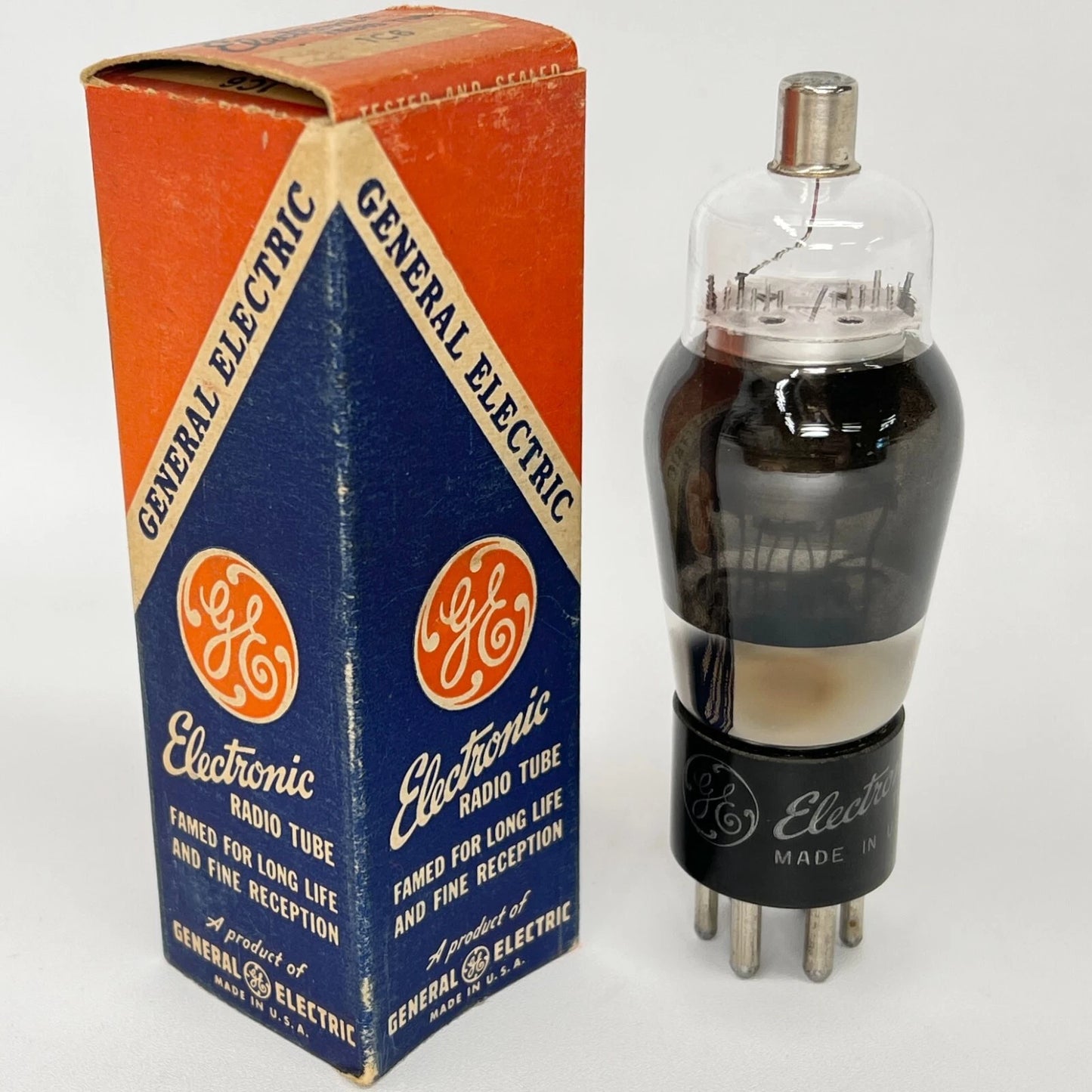 (1) Tested GE 1C6 Tube Date Code 735 General Electric 1C6 Tube with Original Box