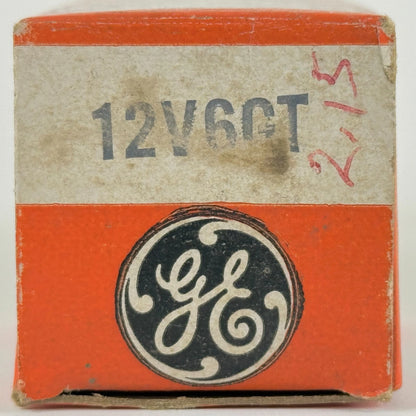 (1) Tested GE 12V6GT Tube with Box Date Code 60-43 Beam Power Tube