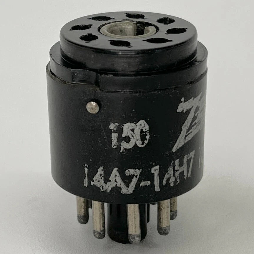 Vintage Zenith 150 Tube Socket Adapter Used To Convert 12SA7 Tube to 14H7 Tube