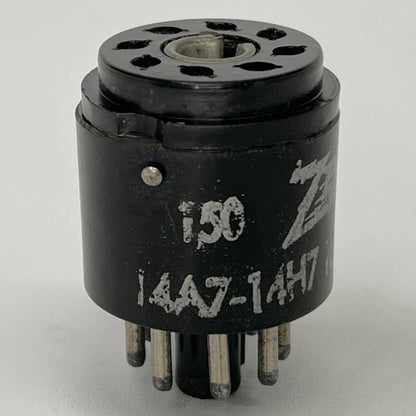 Vintage Zenith 150 Tube Socket Adapter Used To Convert 12SA7 Tube to 14H7 Tube