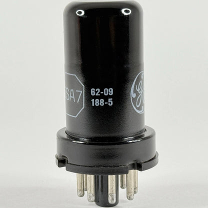 (1) Tested Strong GE 6SA7 Tube with Box Date Code 62-09 Pentagrid Converter Tube