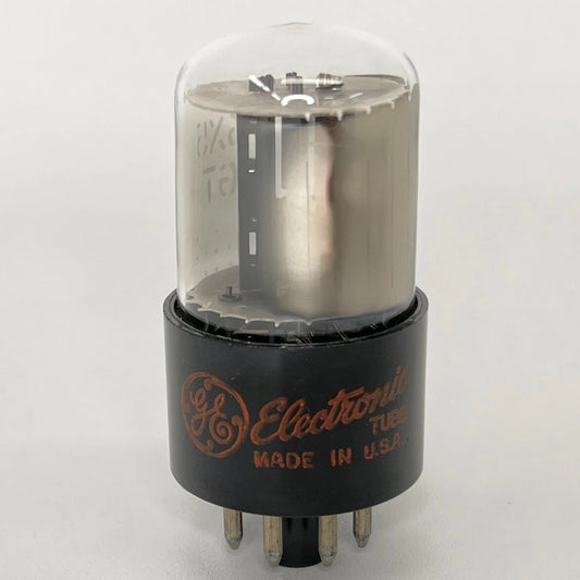 (1) Tested GE 6X5GT Tube Red Letter Base Date Code 60-30 6X5 GT Rectifier Tube