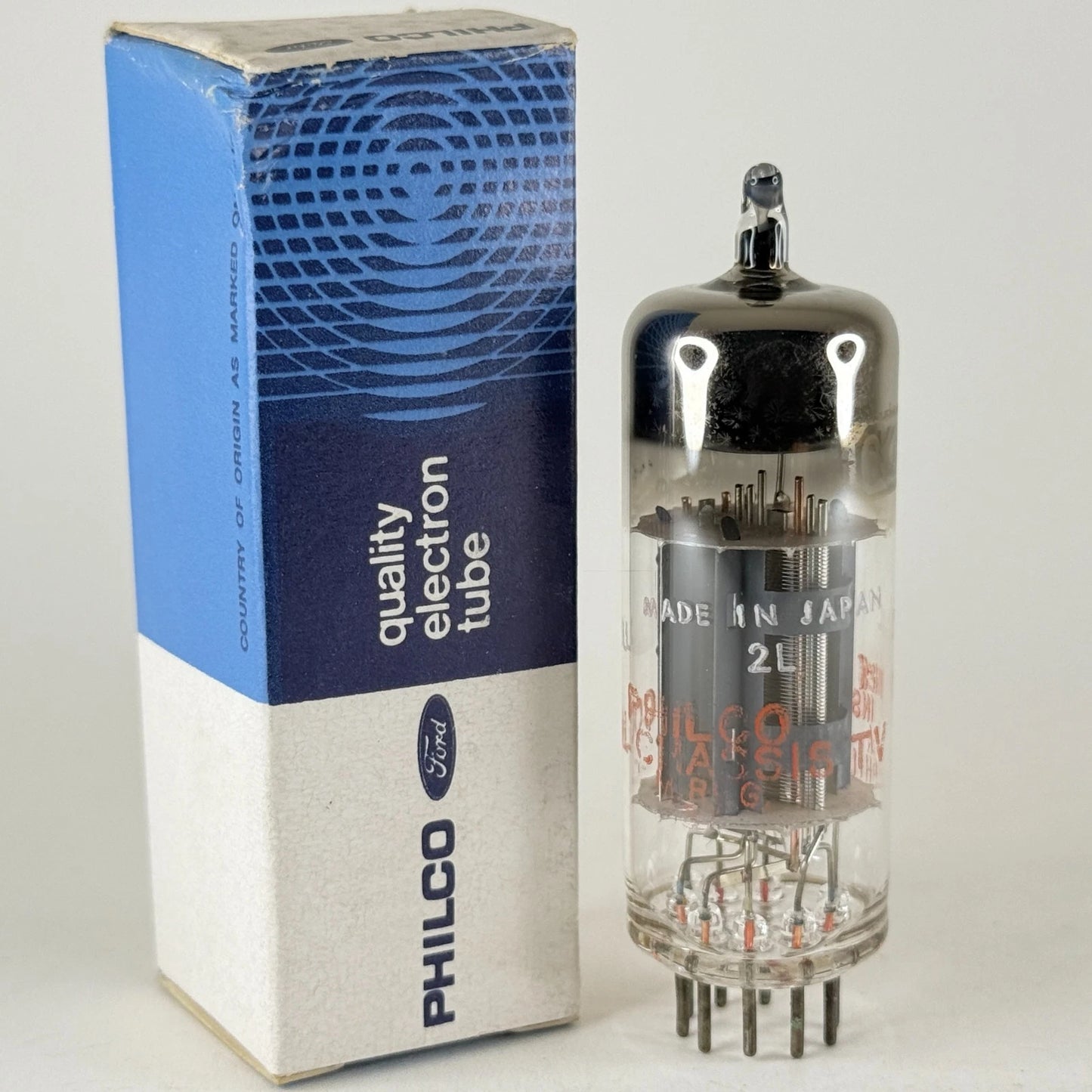 (1) Tested Ford Philco 6KA8 Tube with Box Japan Date Code 2L Triode Pentode (a)