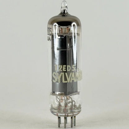 (1) Tested Very Strong Sylvania Export 12ED5 Tube with Box Date Code RAE (e)