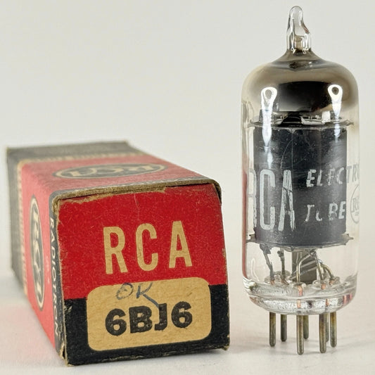 (1) Tested RCA 6BJ6 Tube with Box Date Code 243 Remote Cutoff Pentode Tube