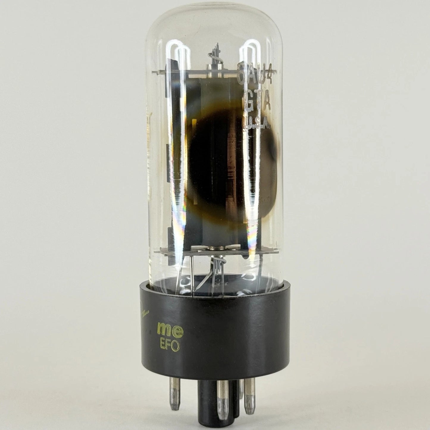 (1) Tested 1965 Sylvania 6AU4GTA Tube Date Code me EFO 6AU4 GTA Rectifier Tube