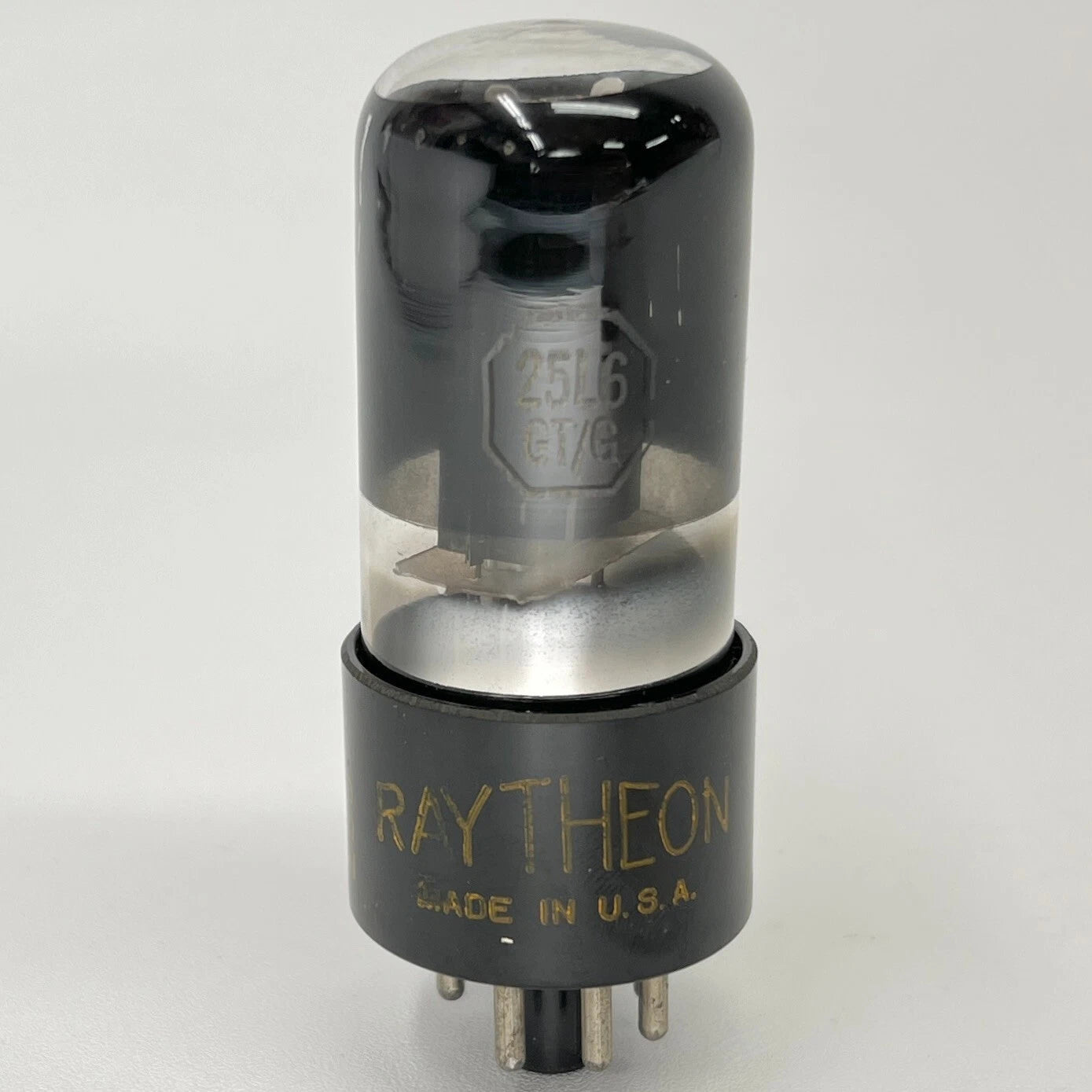 (1) Tested Strong Raytheon 25L6GT Tube Date Code M-R Raytheon 25L6 GT Tube