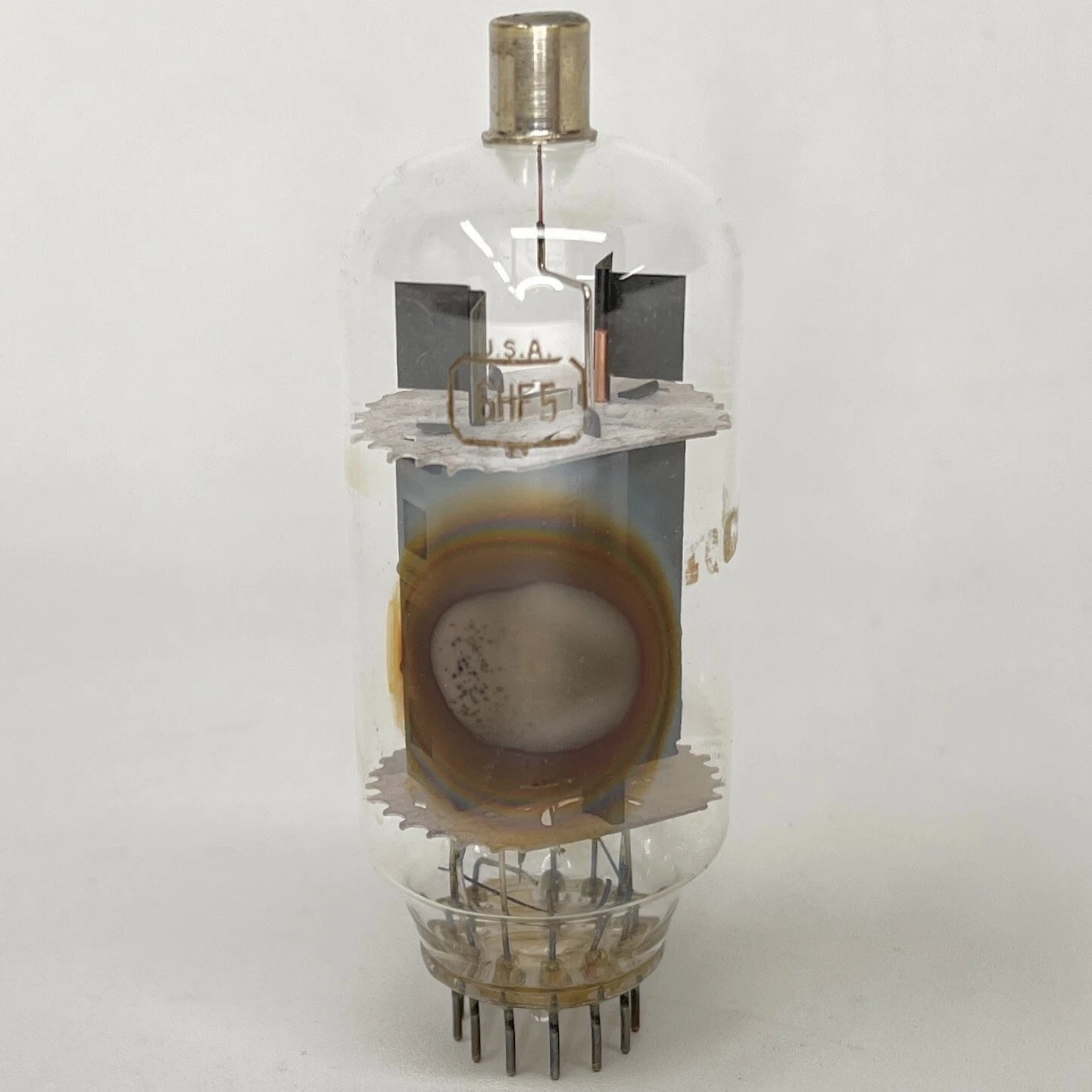(1) Tested Strong RCA 6HF5 Tube Date Code DO RCA 6HF5 Beam Power Tube