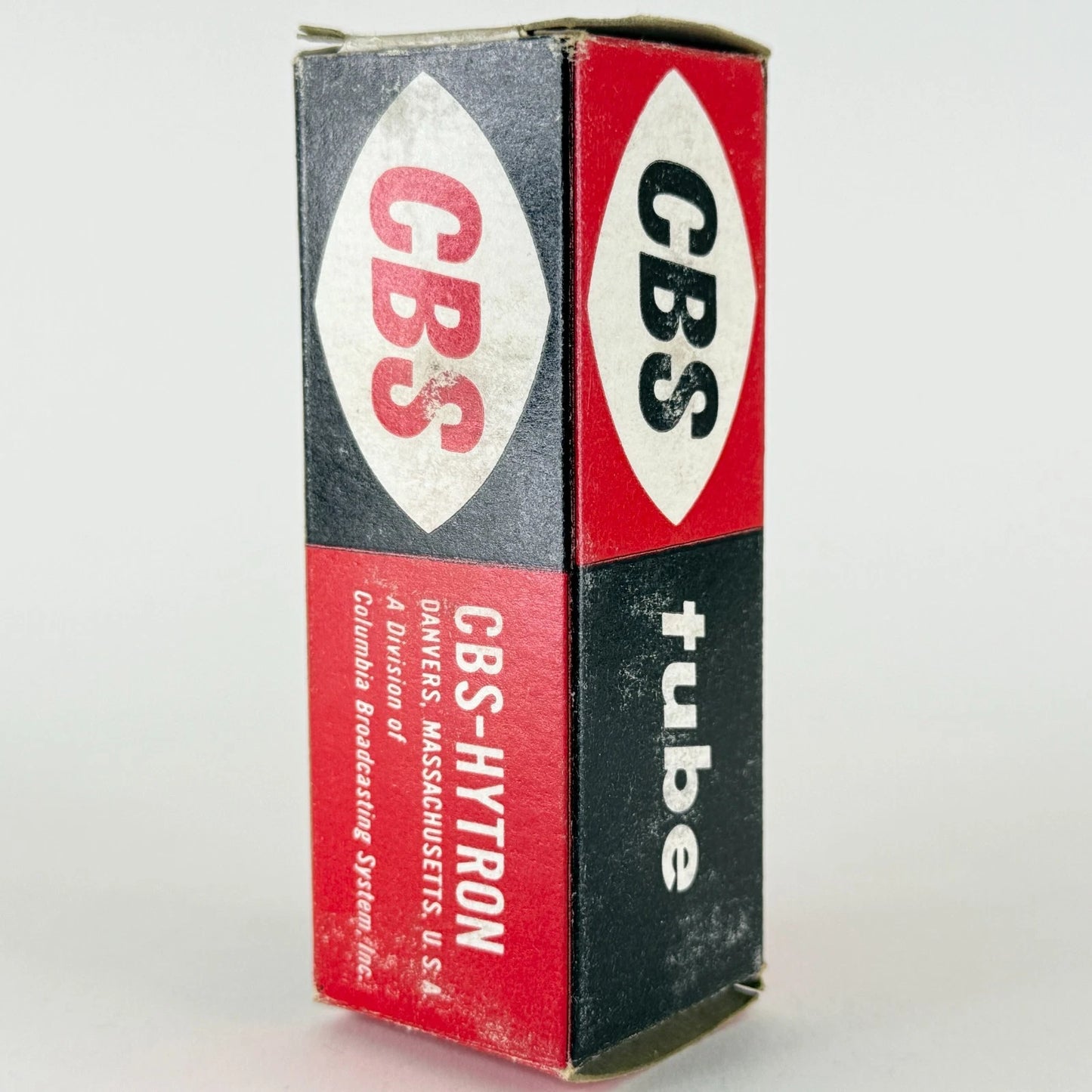 (1) Tested CBS 6SN7GTB Tube with Box Tall Bottle Black Plates Code PC 6SN7GT