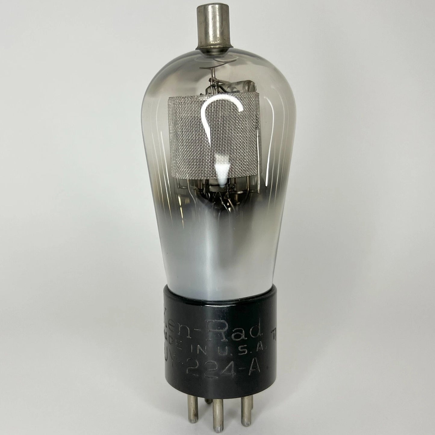 (1) Tested Ken-Rad UY-224-A Tube Type 24A Tube Engraved Base Globe Balloon Tube