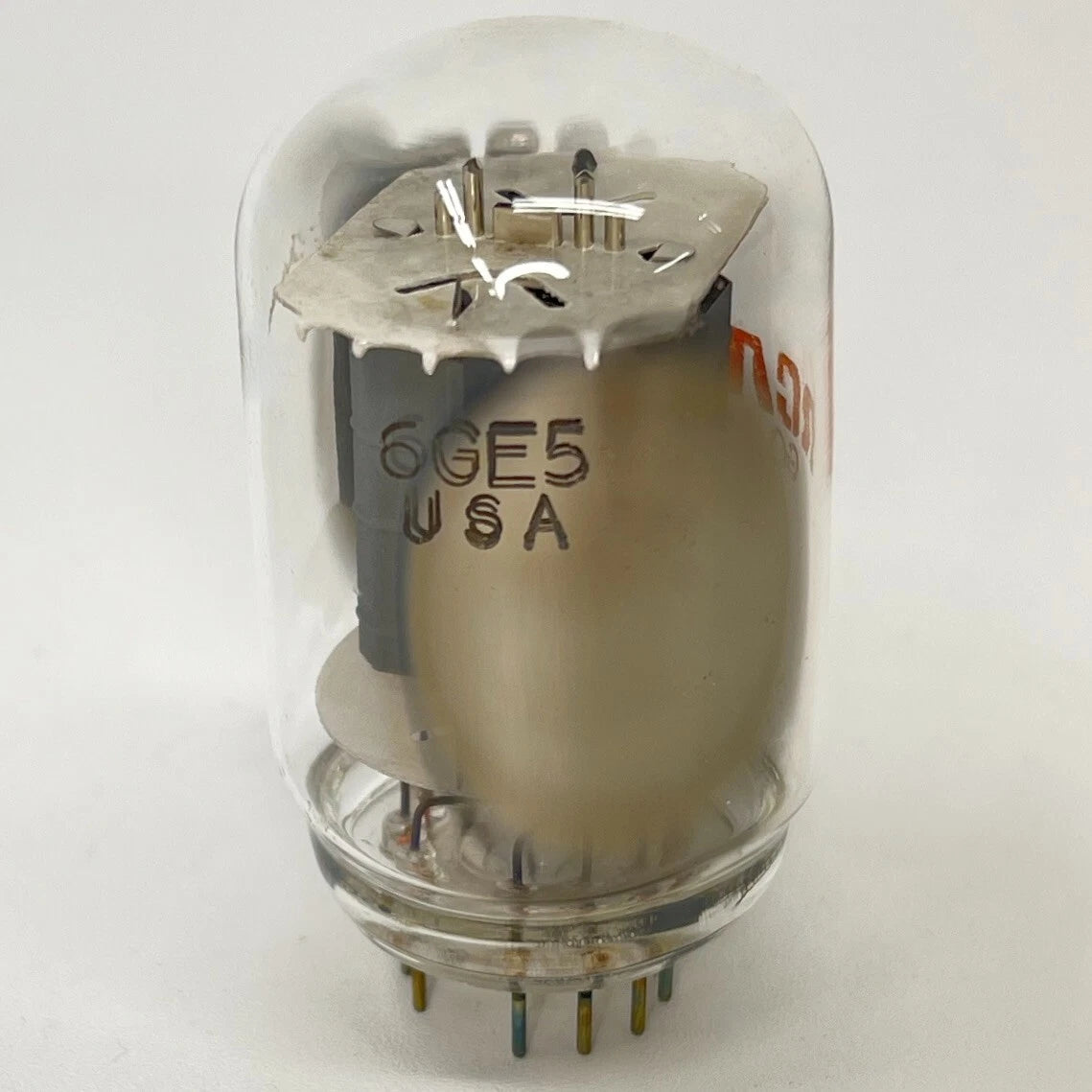 (1) Tested Strong RCA 6GE5 Tube Date Code AEF Vintage Beam Power Vacuum Tube