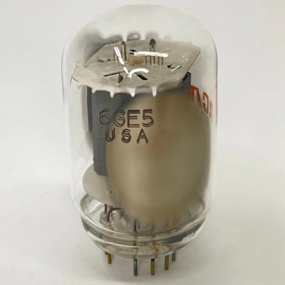 (1) Tested Strong RCA 6GE5 Tube Date Code AEF Vintage Beam Power Vacuum Tube