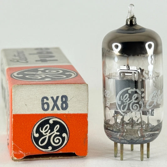 (1) Tested GE 6X8 Tube with Box Date Code 61-22 Triode Pentode Converter Tube