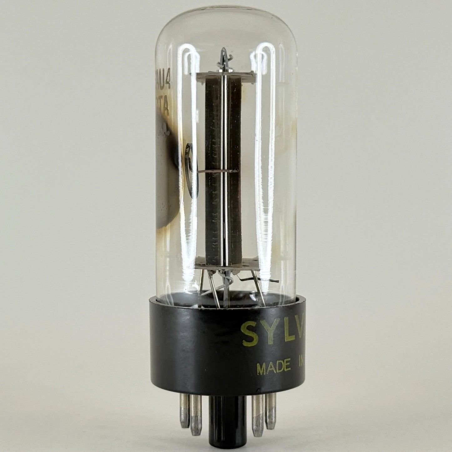 (1) Tested 1965 Sylvania 6AU4GTA Tube Date Code me EFO 6AU4 GTA Rectifier Tube