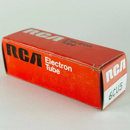 (1) Tested RCA 6CU5 with Box Date Code CV Black Plate Beam Power Pentode Tube