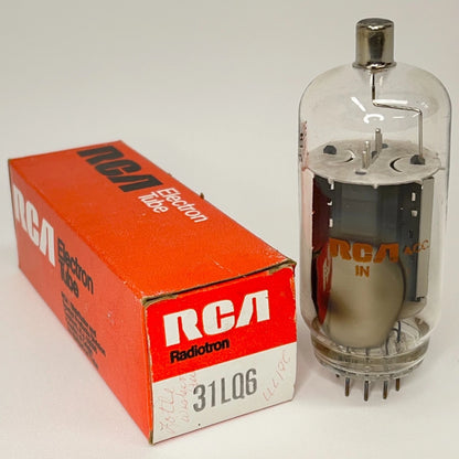 (1) Tested Strong RCA 31LQ6 Tube Date Code IN Power Sweep Tube with Original Box