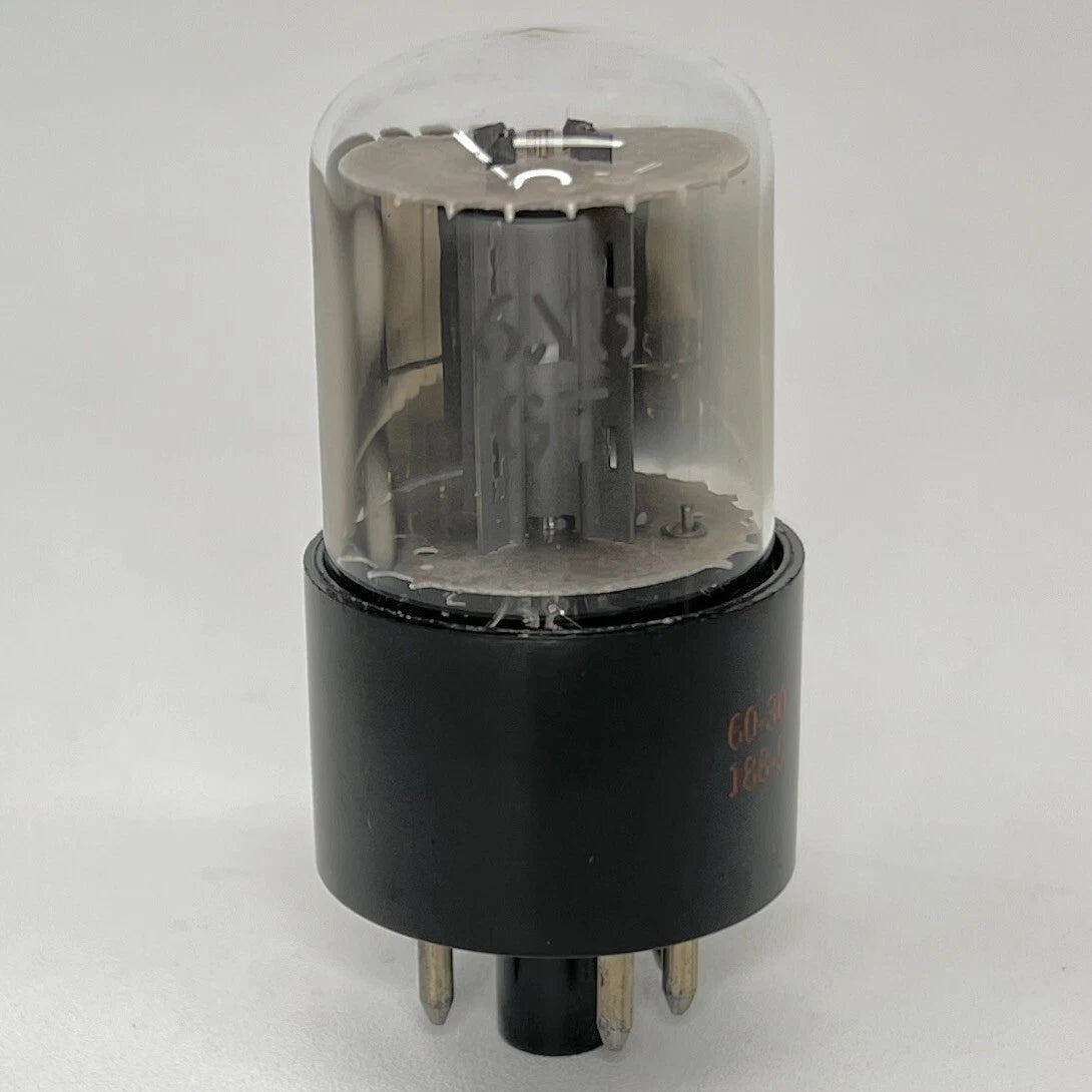 (1) Tested GE 6X5GT Tube Red Letter Base Date Code 60-30 6X5 GT Rectifier Tube