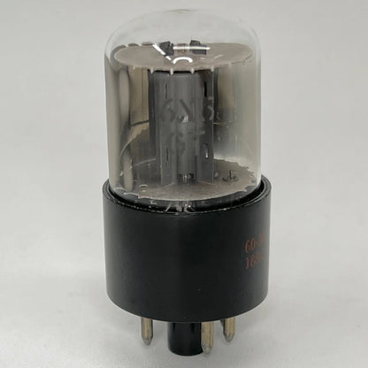 (1) Tested GE 6X5GT Tube Red Letter Base Date Code 60-30 6X5 GT Rectifier Tube