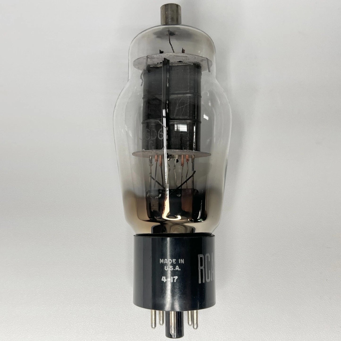 (1) Tested RCA 6CD6G Tube Date Code 4-17 RCA 6CD6 G Coke Bottle Beam Power Tube