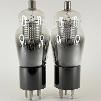Tested Matched Balanced Pair Sylvania Type 24A Tubes Engraved Codes J7R & 7JR