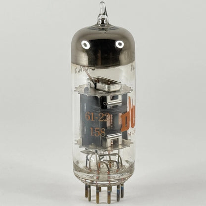 (1) Tested Dumont 12BY7A Tube with Box Code 61-22 Round Halo Getter 12BY7 A Tube