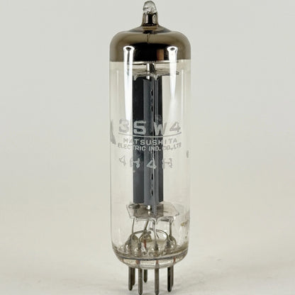 (1) Tested Matsushita 35W4 Tube Date Code 4H4H 35W4 Half Wave Vacuum Rectifier