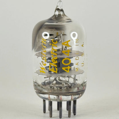 (1) Tested 1970 Western Electric 404A Tube Black Plates Square Halo Code 7039