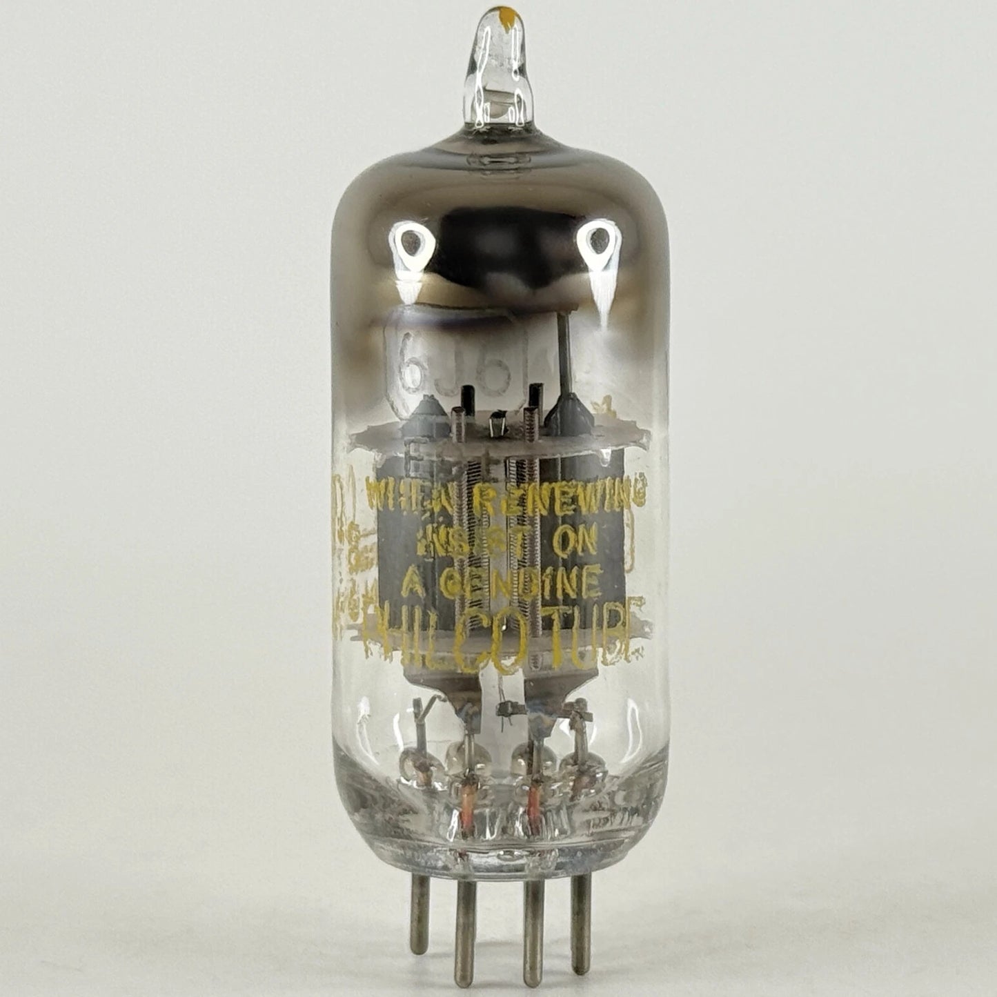 (1) Tested Philco 6J6 Tube Date Code 50-16 Medium Mu Twin Triode 6J6 S Tube
